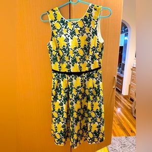 Draper James Yellow Floral Dress